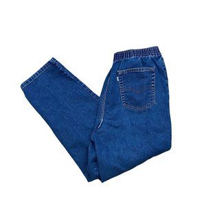 Vintage‎ 90s Levis White Tab Jeans Size 22 W / 36 Average Made in USA Stretch